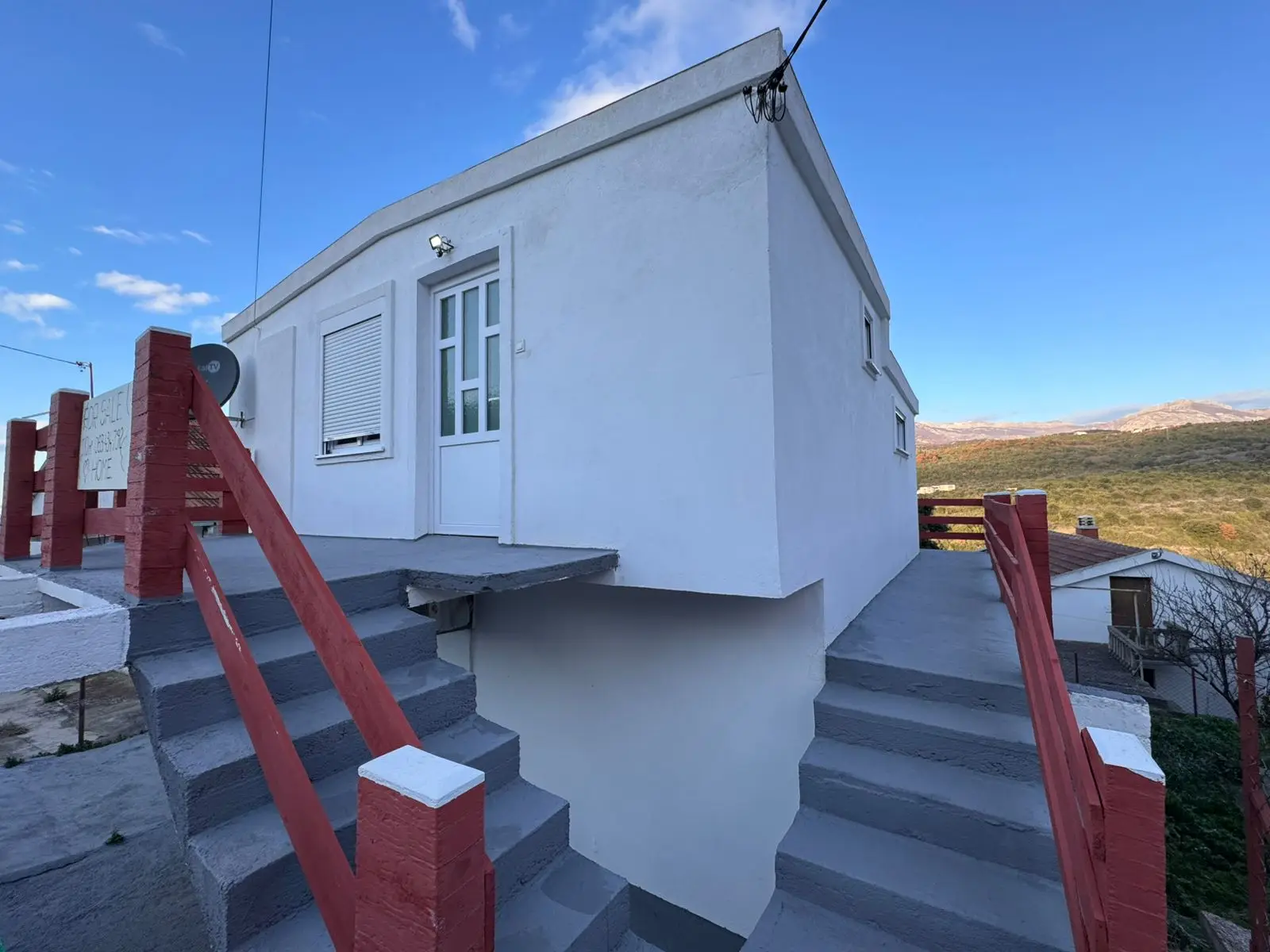 Charming white house in Ulcinj, Montenegro: elevated, scenic hills, ideal investment. On montenegro-listings.me by ekosphere doo.