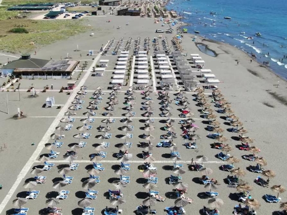 Premium Ulcinj beachfront real estate—vibrant sandy shores, sunlit relaxation, top investment by montenegro-listings.me (ekosphere doo).