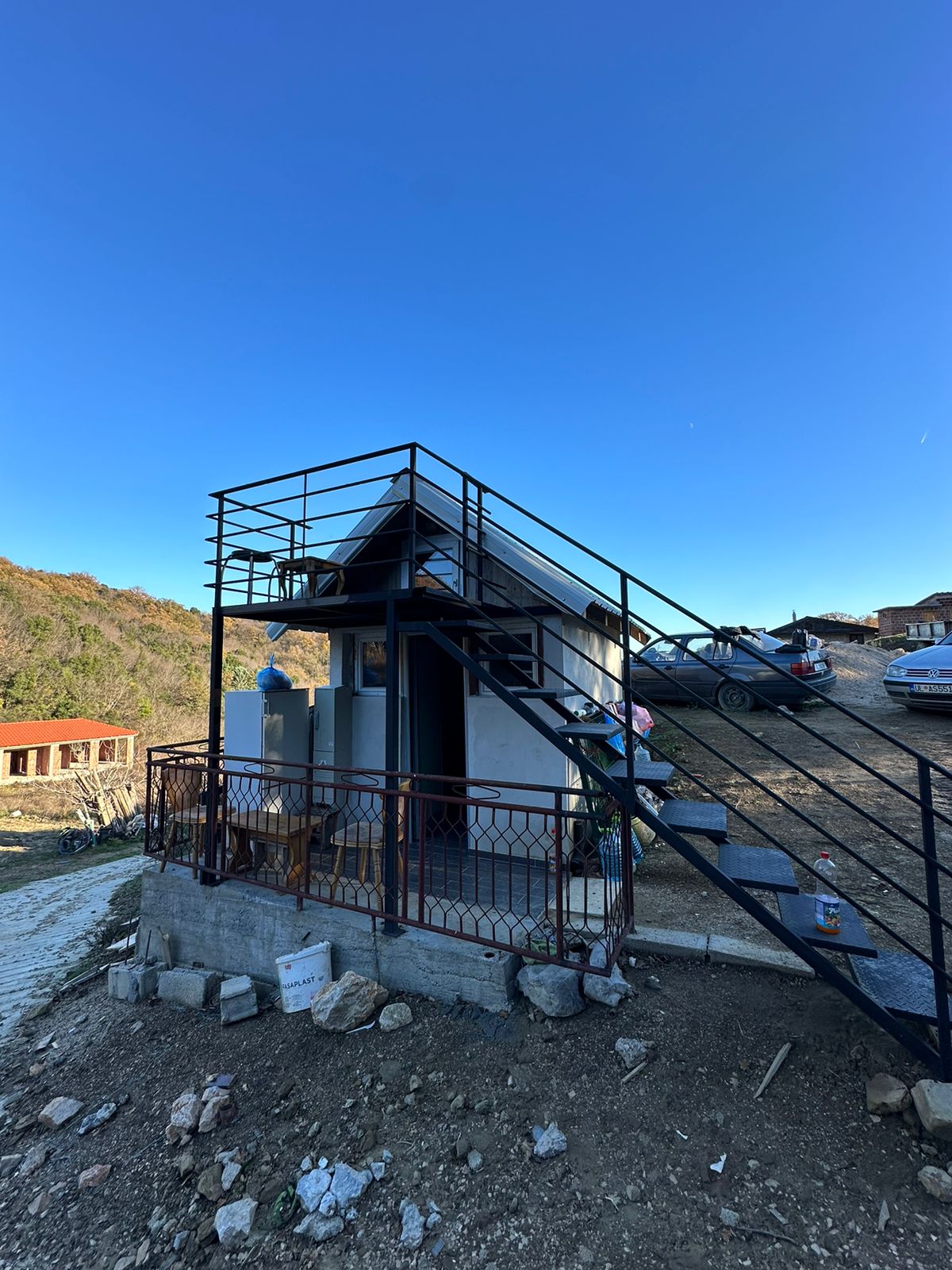 Modern two-story property in Ulcinj, Montenegro, with roof deck and parking; prime investment via montenegro-listings.me by ekosphere doo.
