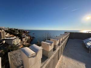 Stunning Ulcinj sea-view terrace—ideal real estate investment! Explore premium properties at montenegro-listings.me by Ekosphere doo.