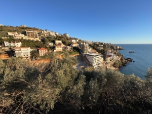 Stunning Ulcinj real estate on hillside, sea views, lush greenery. Invest with montenegro-listings.me by ekosphere doo.