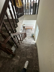 Stunning marble staircase in an ekosphere-inspired Ulcinj home, ideal for investment; exclusive at montenegro-listings.me.