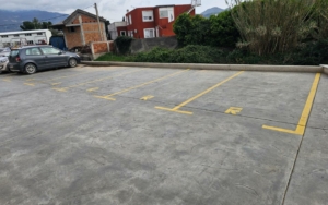 Spacious parking near prime Ulcinj real estate, close to vibrant properties and greenery. Exclusive on montenegro-listings.me by ekosphere doo.