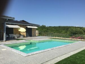 Stunning Ulcinj villa with private pool, stone patio, shaded terrace & iconic views—exclusive on montenegro-listings.me by ekosphere doo.