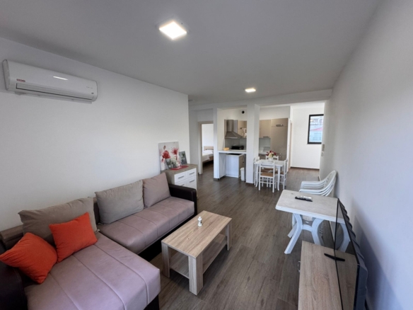 Stylish Ulcinj apartment: modern living, open kitchen, premium finishes. Invest in Montenegro real estate with montenegro-listings.me by Ekosphere.