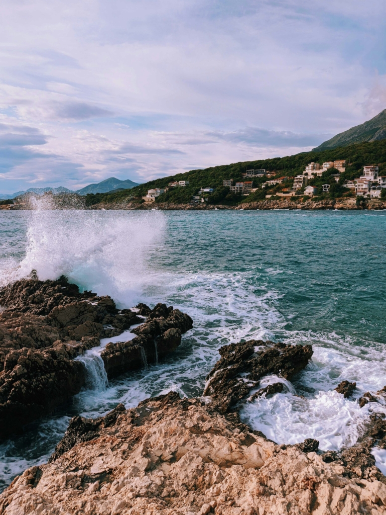 Discover Real Estate in Ulcinj 1 Prime Ulcinj Montenegro coastal properties—turquoise waters, dramatic rocks, houses & hills. Invest at montenegro-listings.me by ekosphere doo.