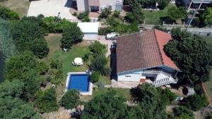 Premium Ulcinj villa for sale: red roof, lush gardens, pool, guest buildings—montenegro-listings.me by Ekosphere doo. Invest in Montenegro!.