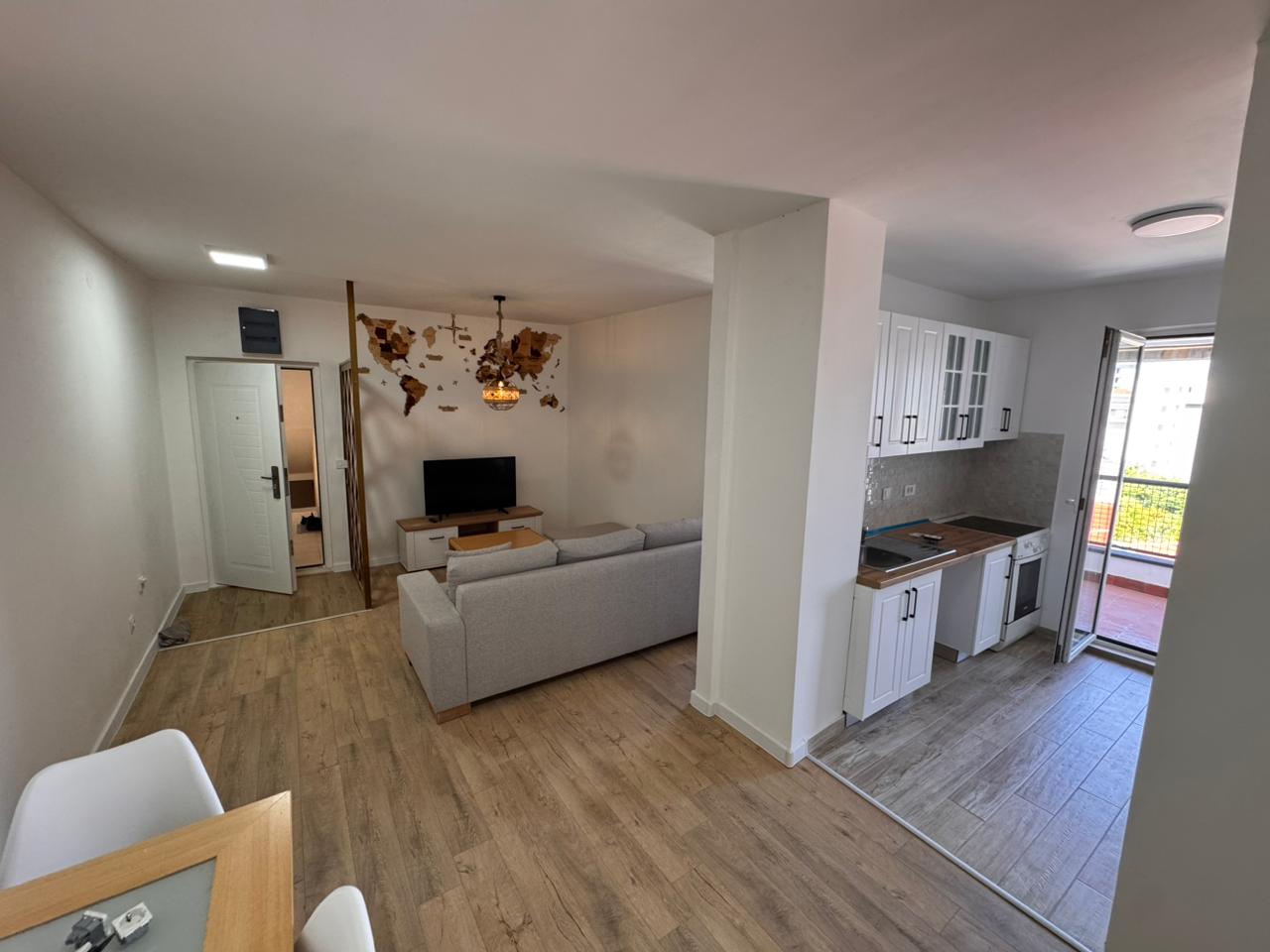 Stylish open-plan living in Ulcinj, Montenegro with balcony, ideal for investors. Listed by montenegro-listings.me, a project of ekosphere doo.