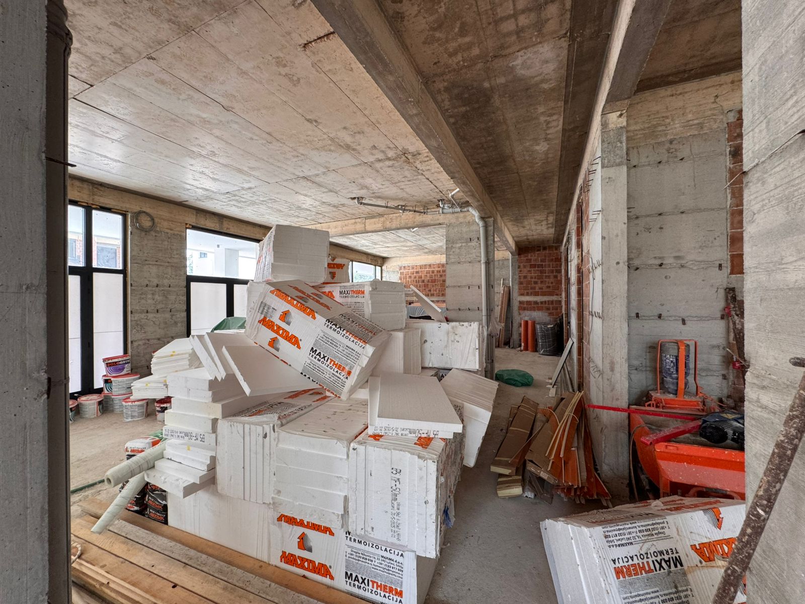 Prime Ulcinj real estate under construction, large windows and quality materials&mdash;an Ekosphere doo project via montenegro-listings.me.