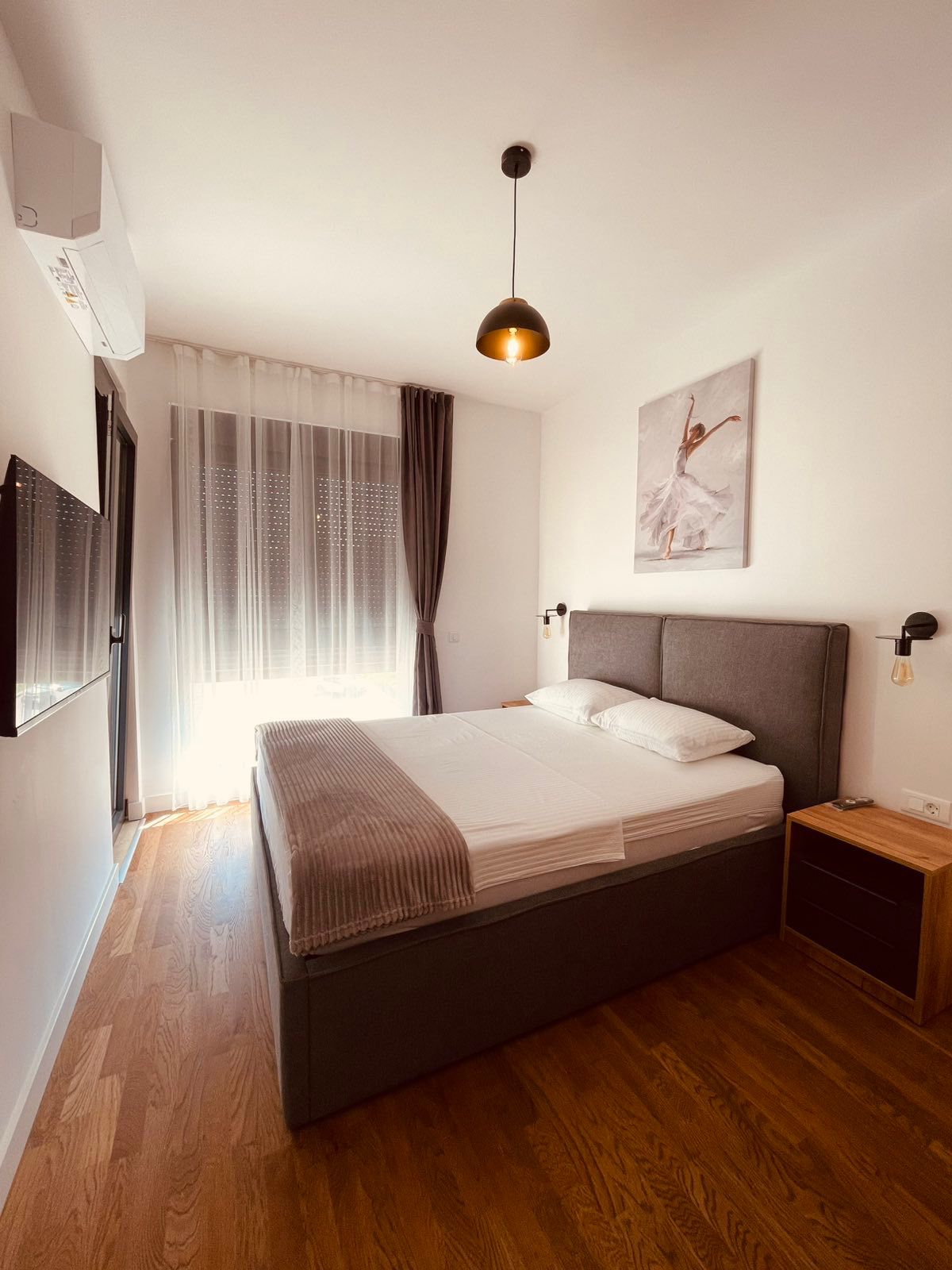 Stylish modern bedroom in Ulcinj, Montenegro&mdash;ideal real estate investment. Exclusive from montenegro-listings.me by ekosphere doo.